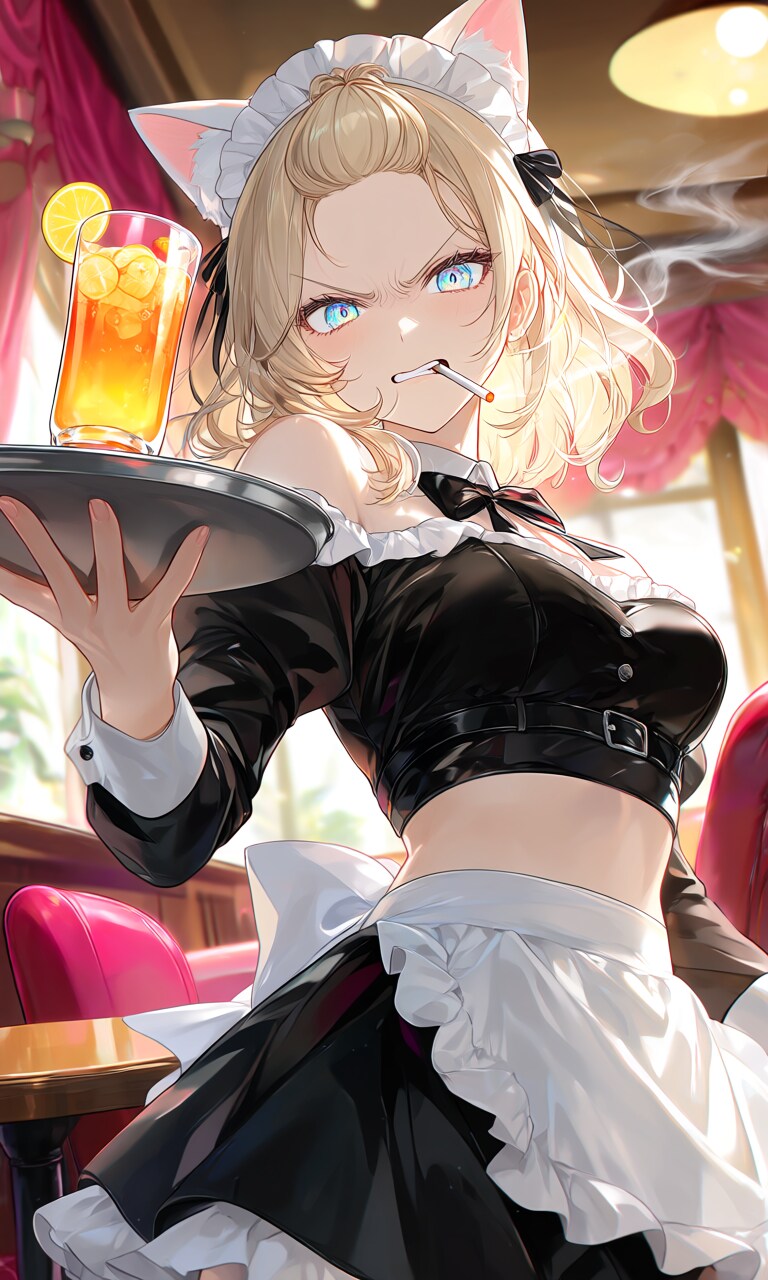 【うちの子ママ】セラさんのメイド喫茶体験