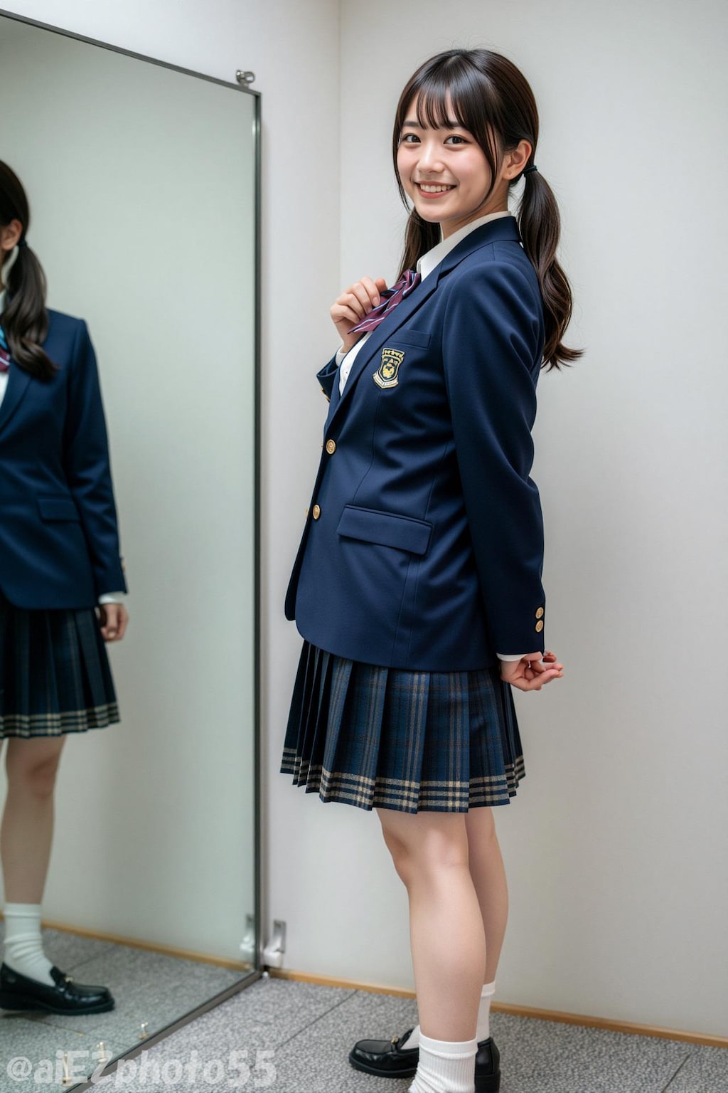 制服試着
