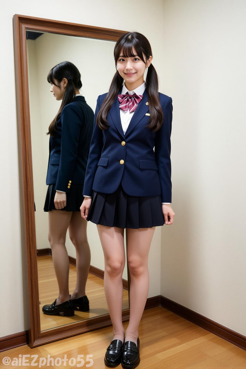制服試着