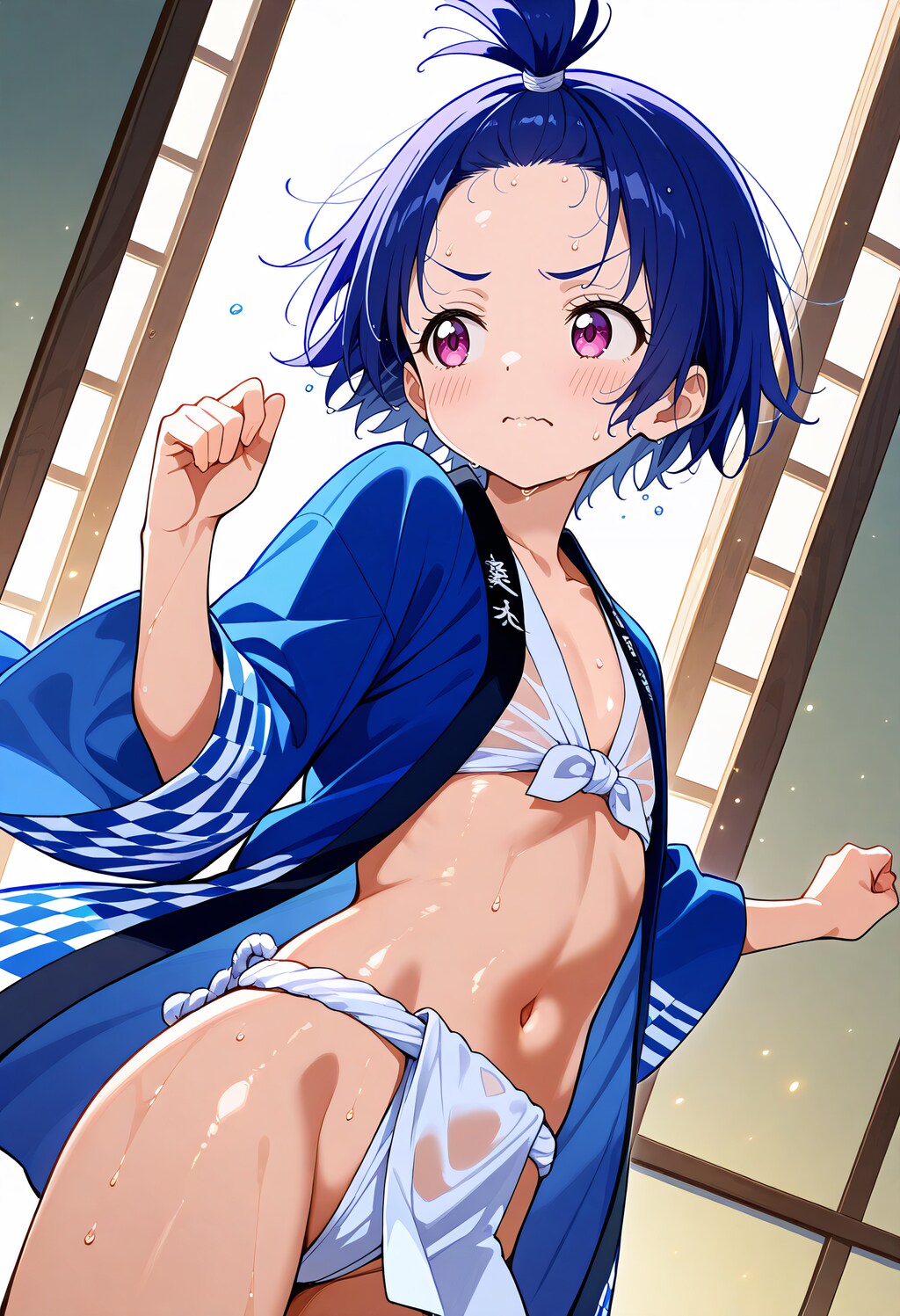 【今日の腹筋】法被姿の笑顔