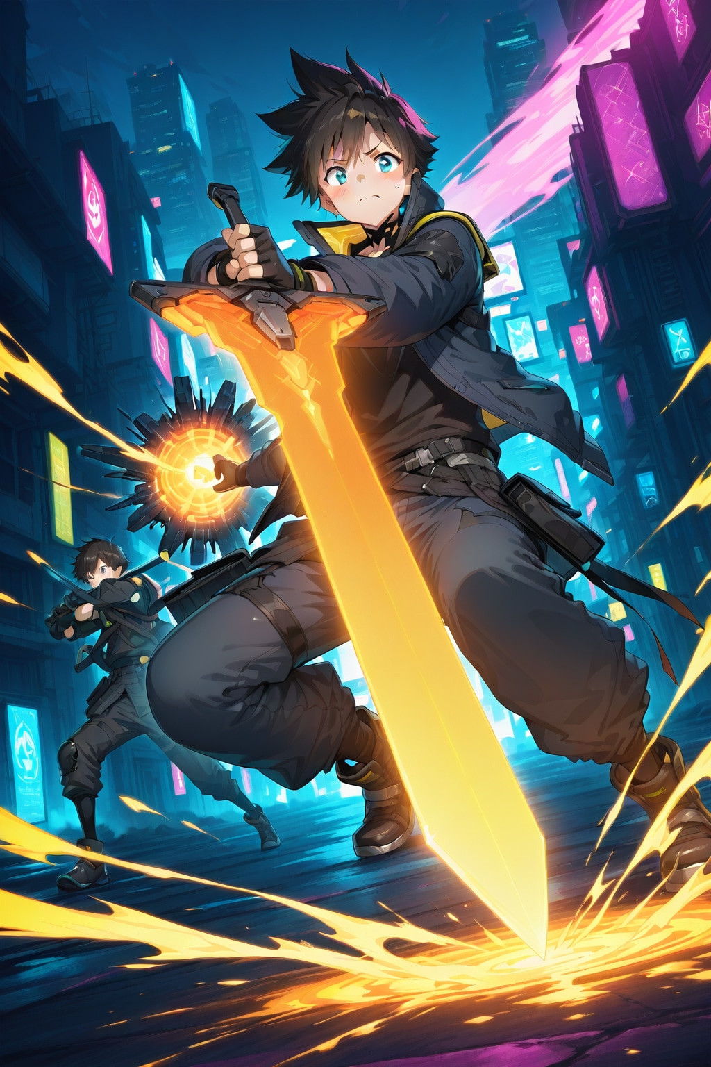 サイバーパンクの剣士 | の人気AIイラスト・グラビア