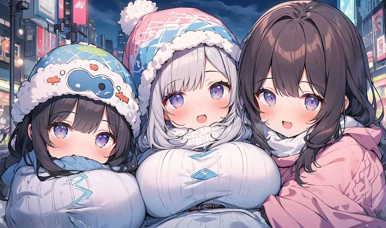 もこもこ女の子