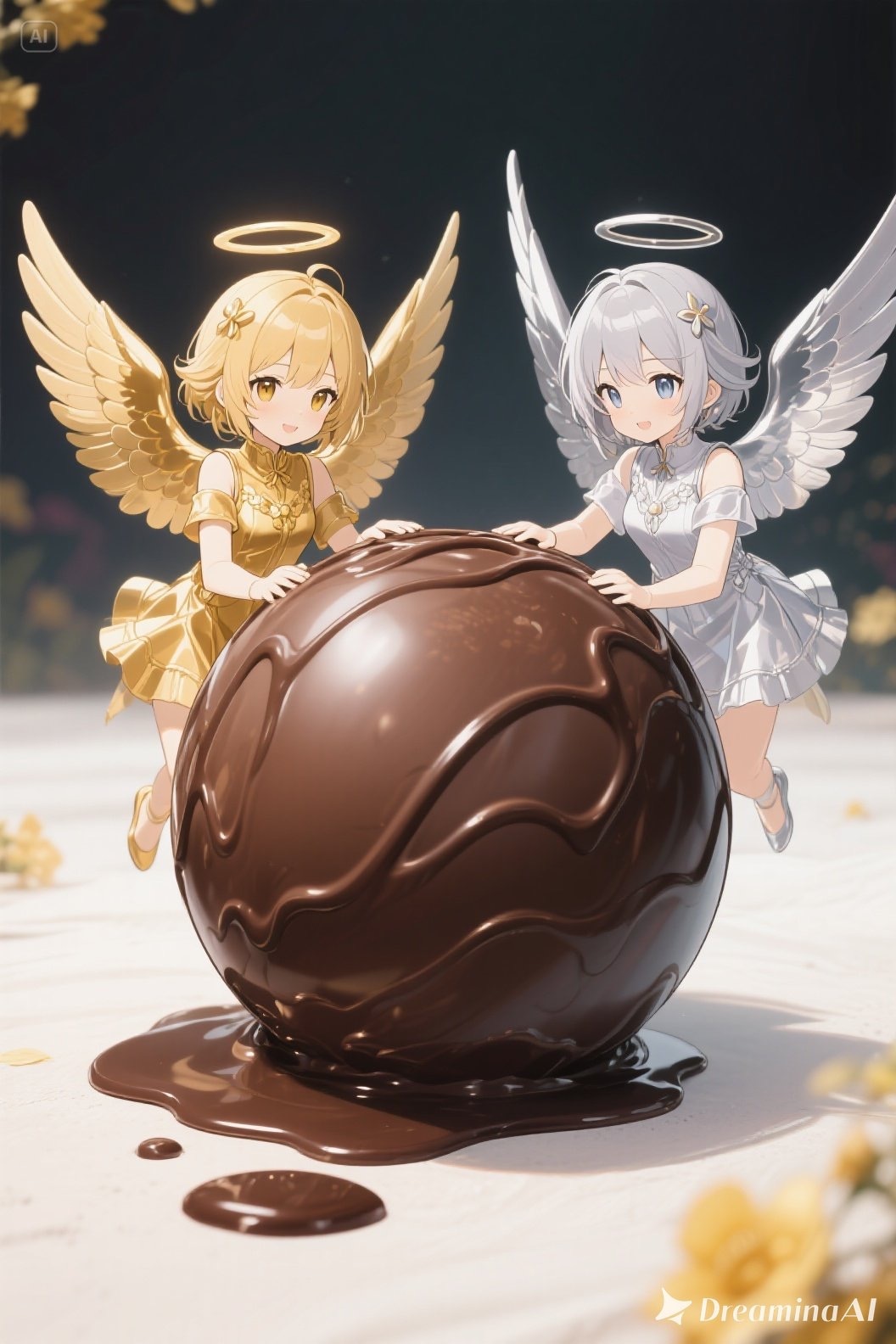 金と銀のエンゼル589 | の人気AIイラスト・グラビア