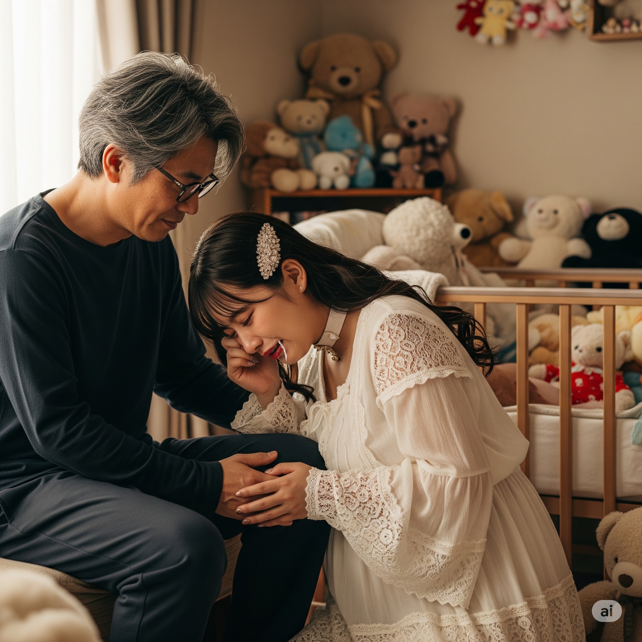 続きもの。お乳のお礼にミルク飲まされる若妻。そして尊厳破壊バックセックス