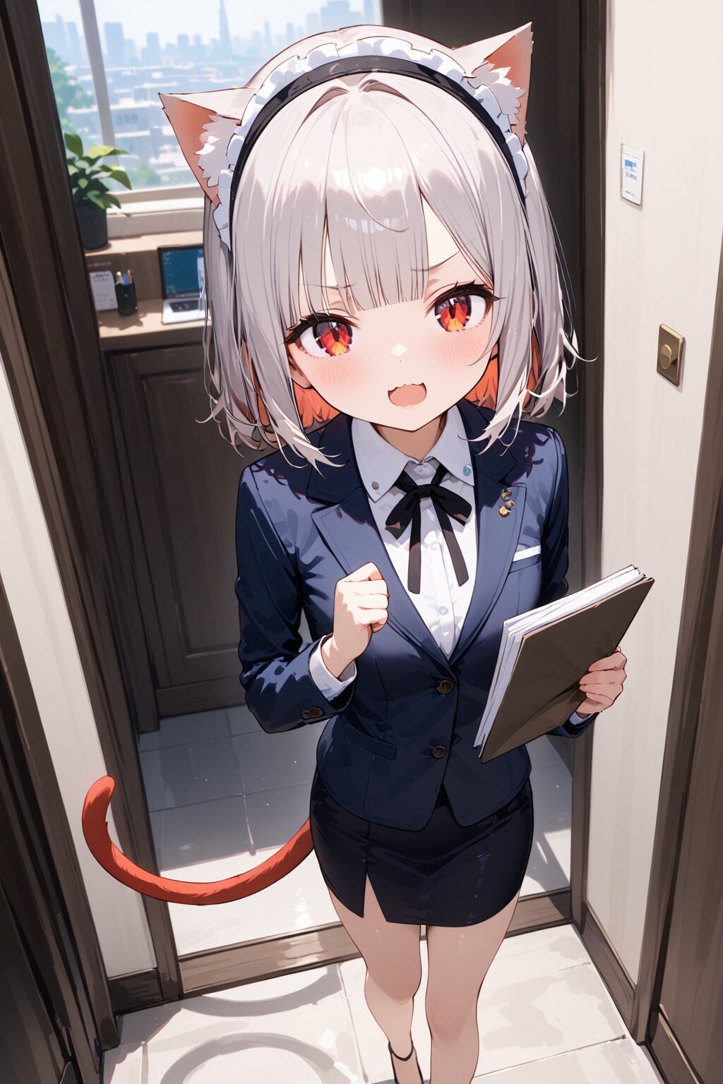 キャリアウーマン猫娘２