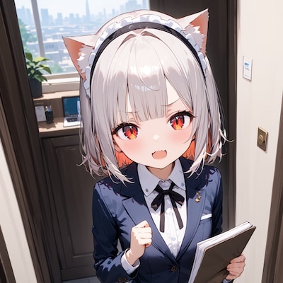キャリアウーマン猫娘2