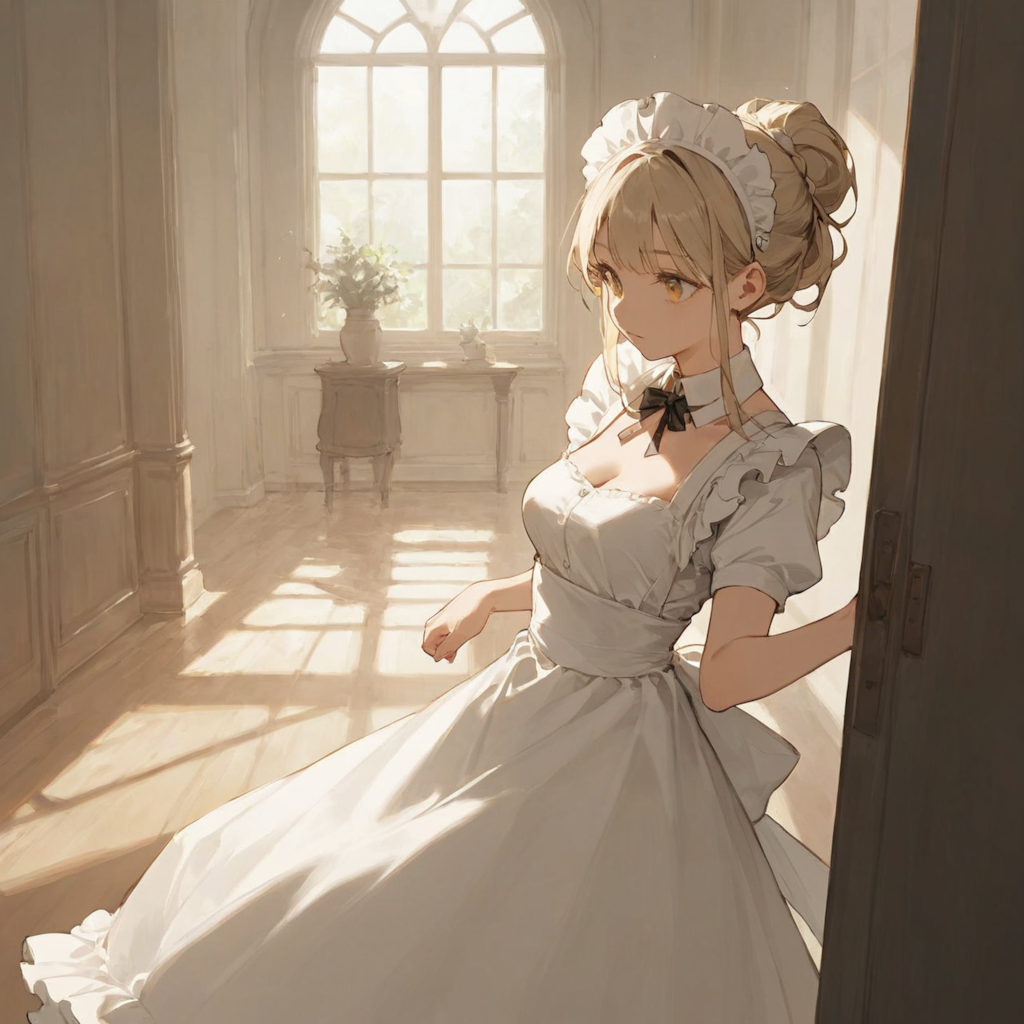 金髪メイドさん
