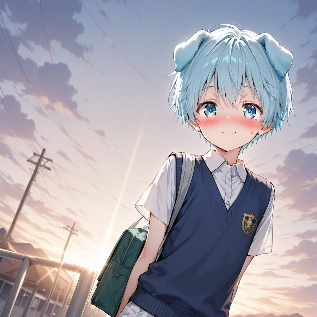 帰り道のしととくん