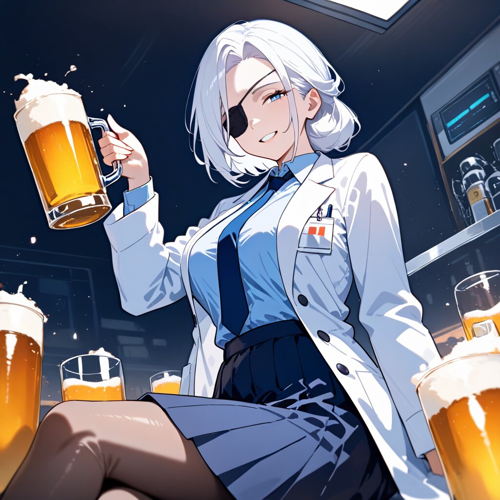 モーニングビール | の人気AIイラスト・グラビア