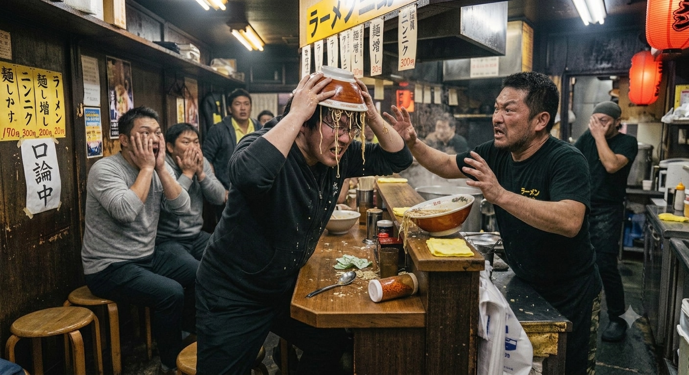 怖い。ラーメン二郎。