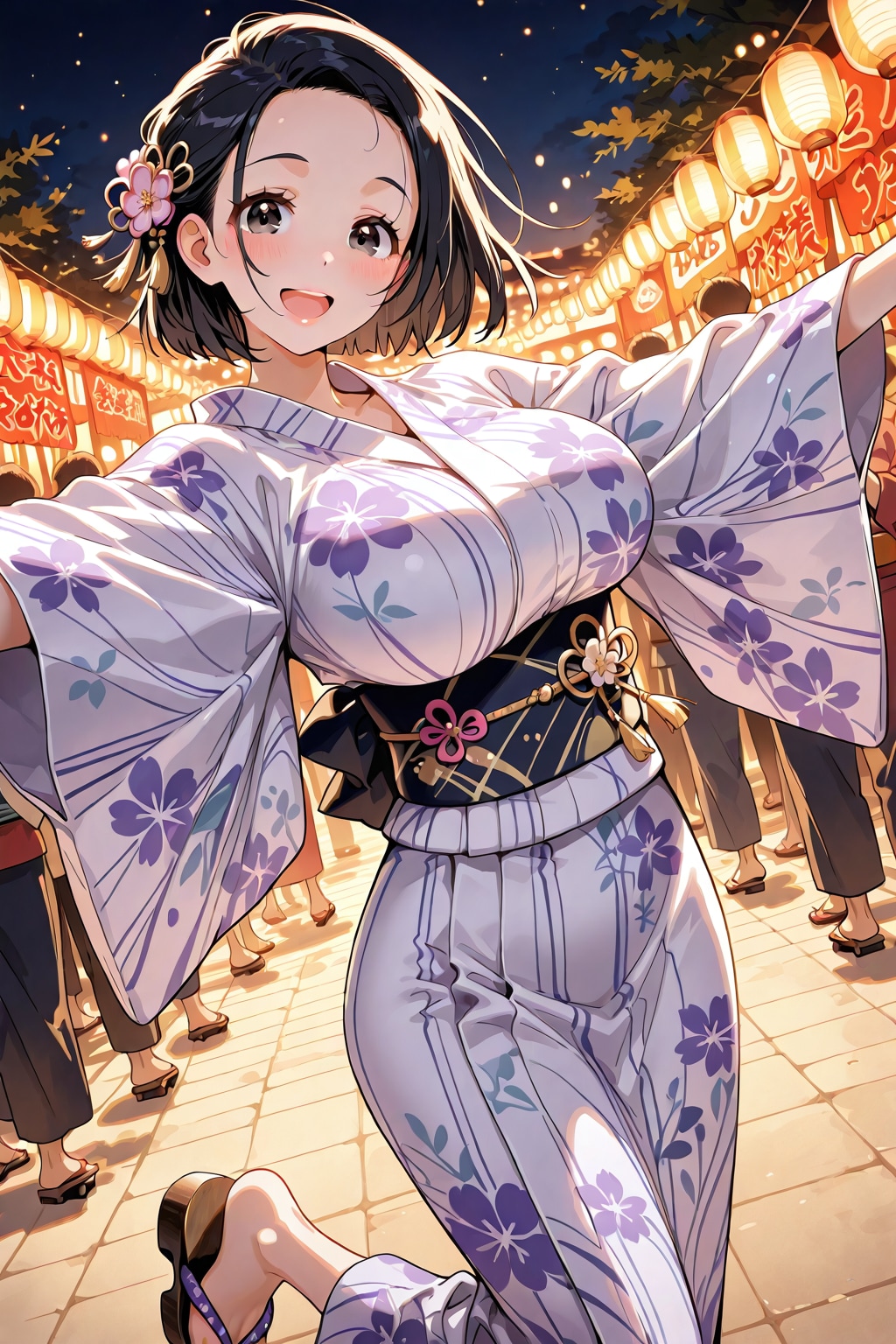 夏宵に舞う君