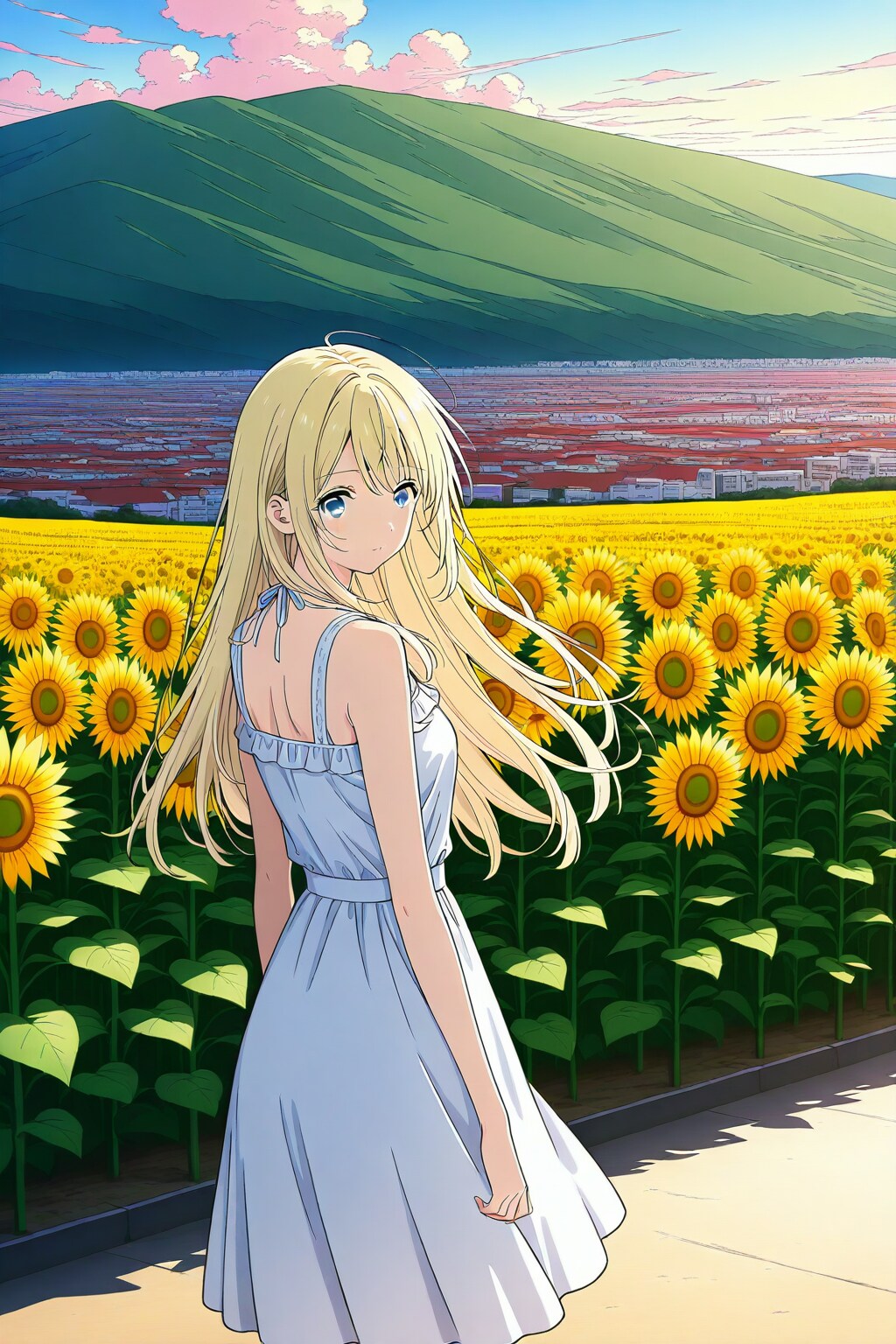 ひまわりと金髪さん2