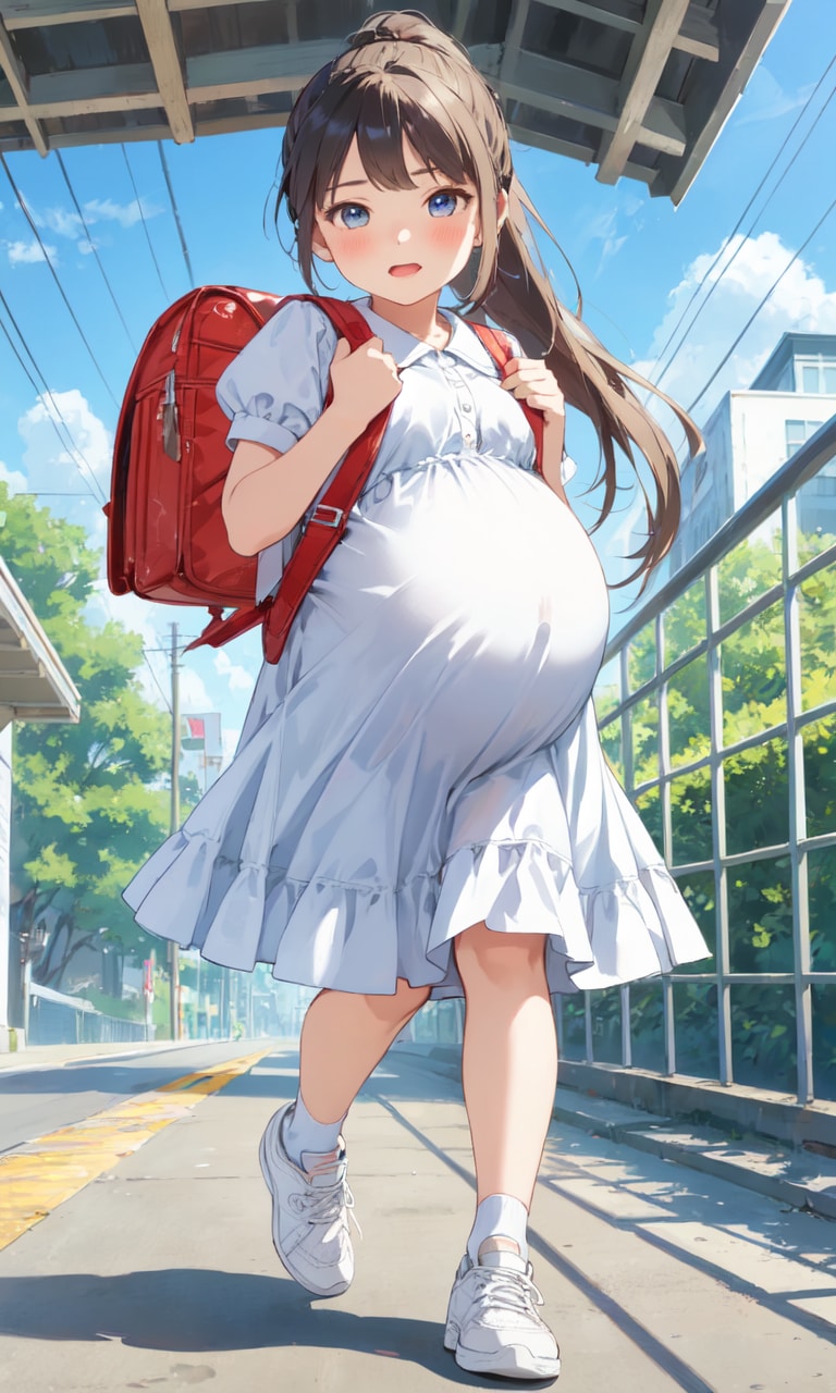 妊娠少女５２６ | の人気AIイラスト・グラビア