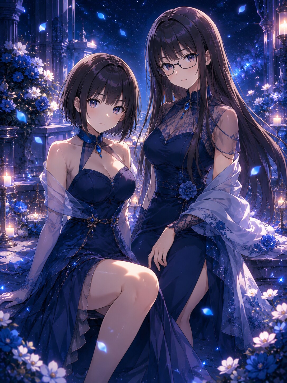 ふたり | の人気AIイラスト・グラビア