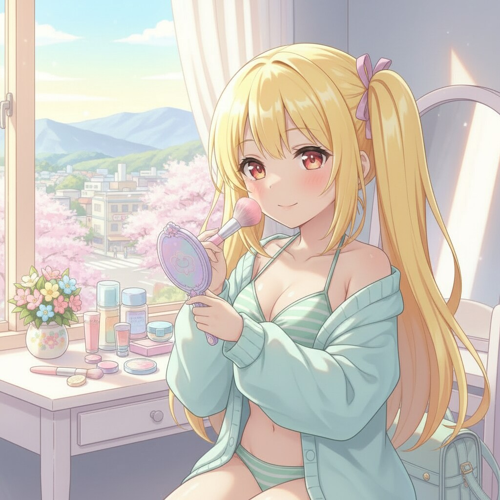 金ツイさん。春メイク