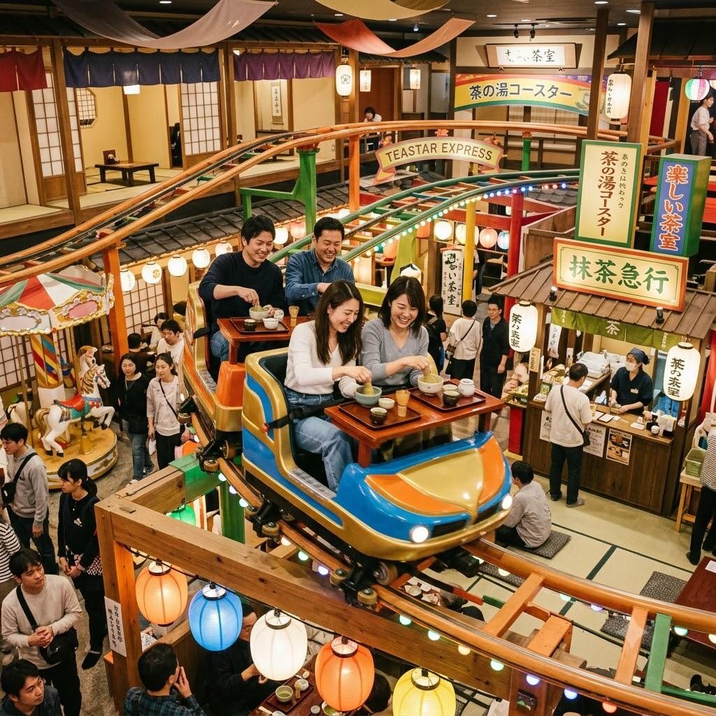遊園地っぽい茶室