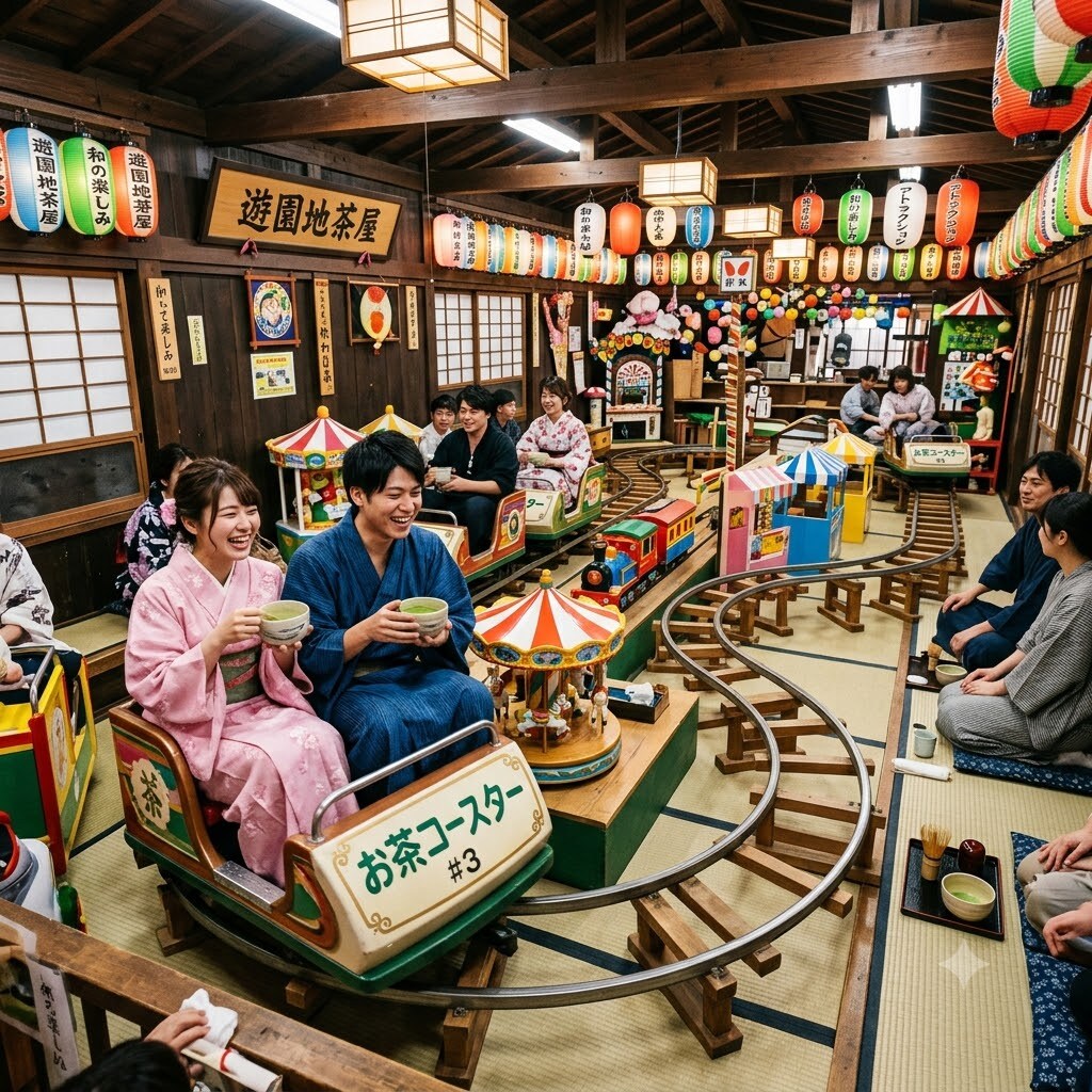 遊園地っぽい茶室