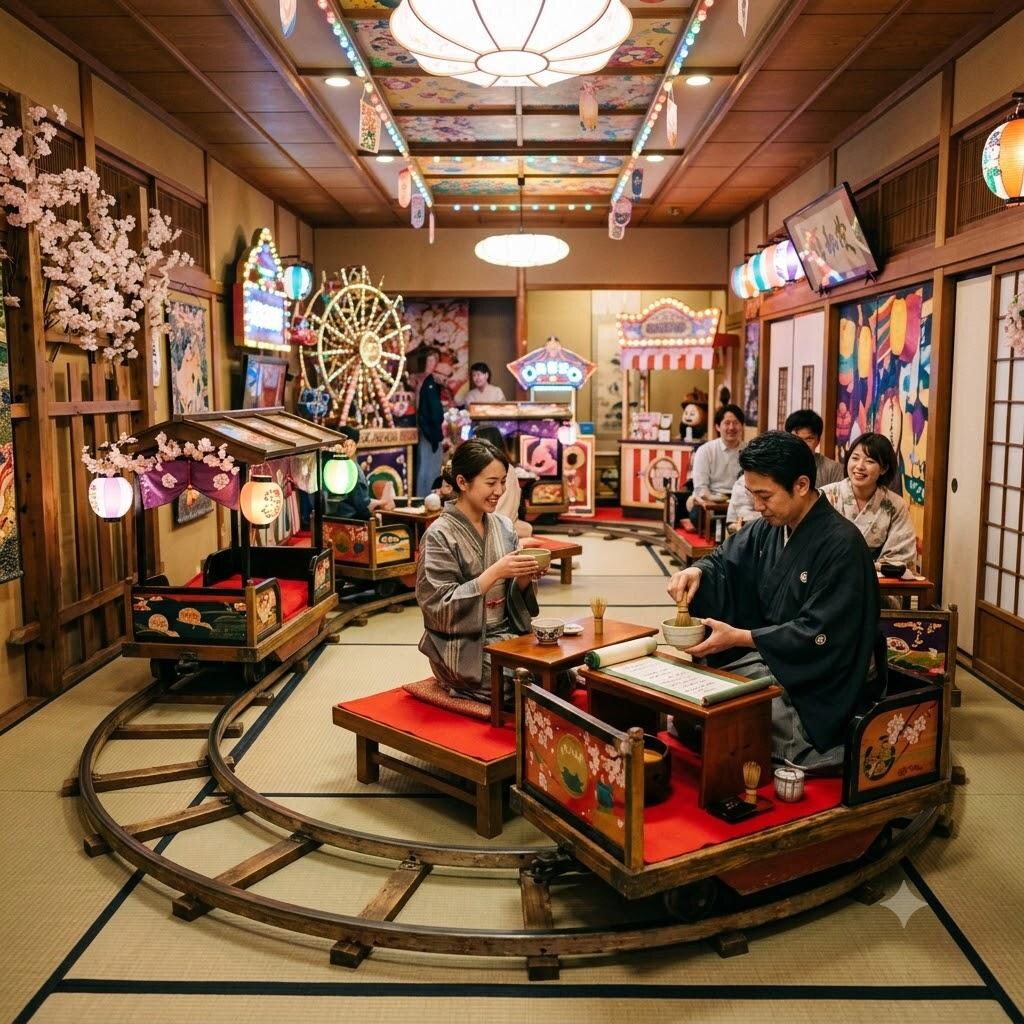 遊園地っぽい茶室
