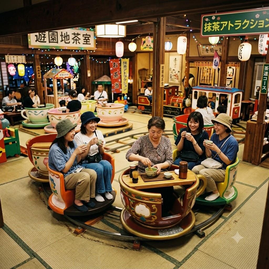 遊園地っぽい茶室