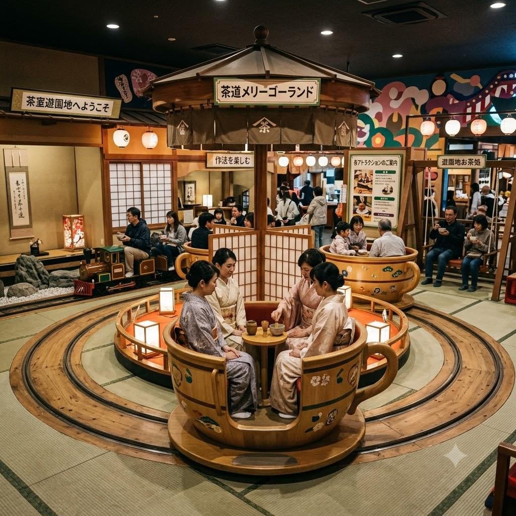 遊園地っぽい茶室
