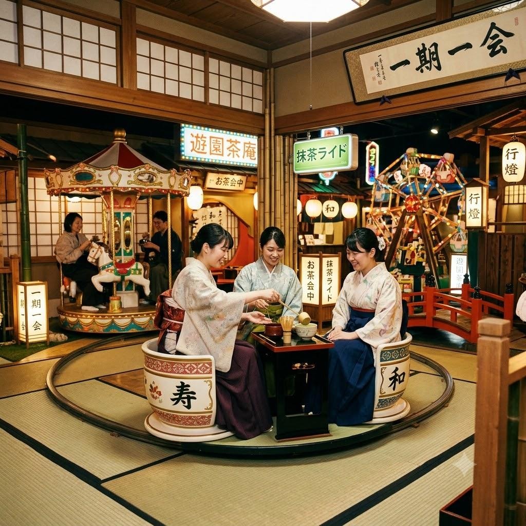 遊園地っぽい茶室
