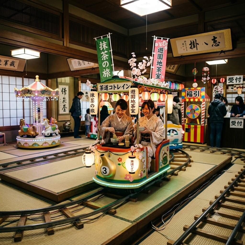 遊園地っぽい茶室