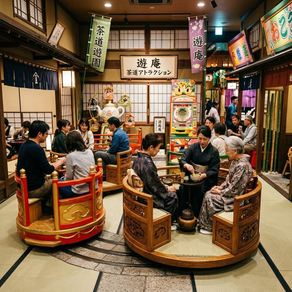 遊園地っぽい茶室