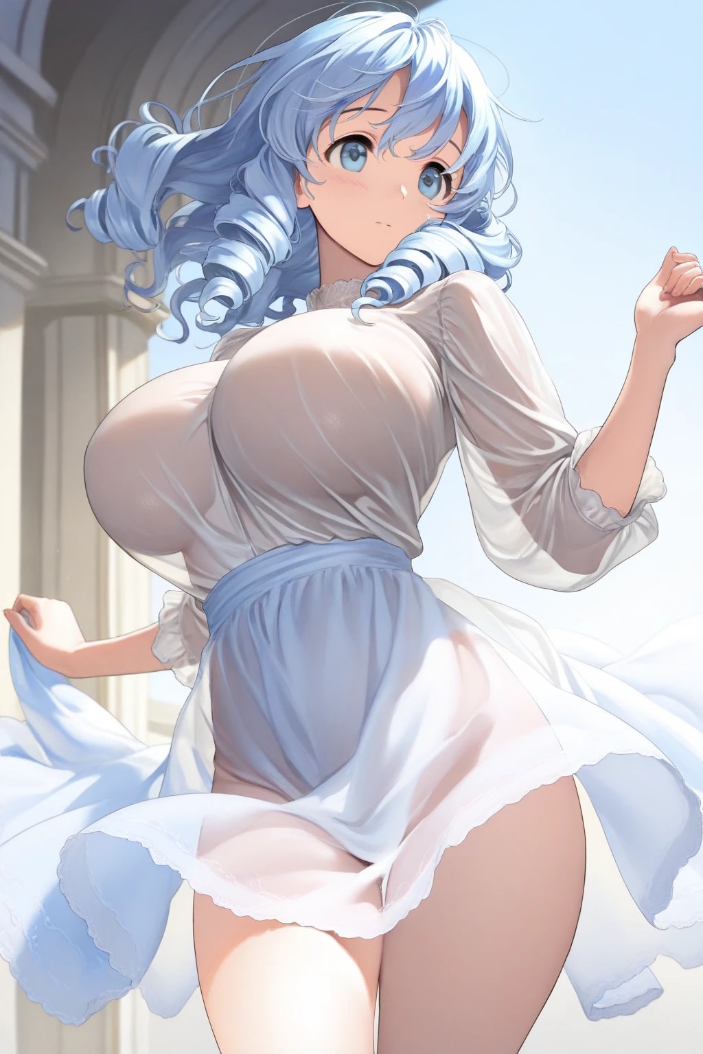 透けてる娘たち