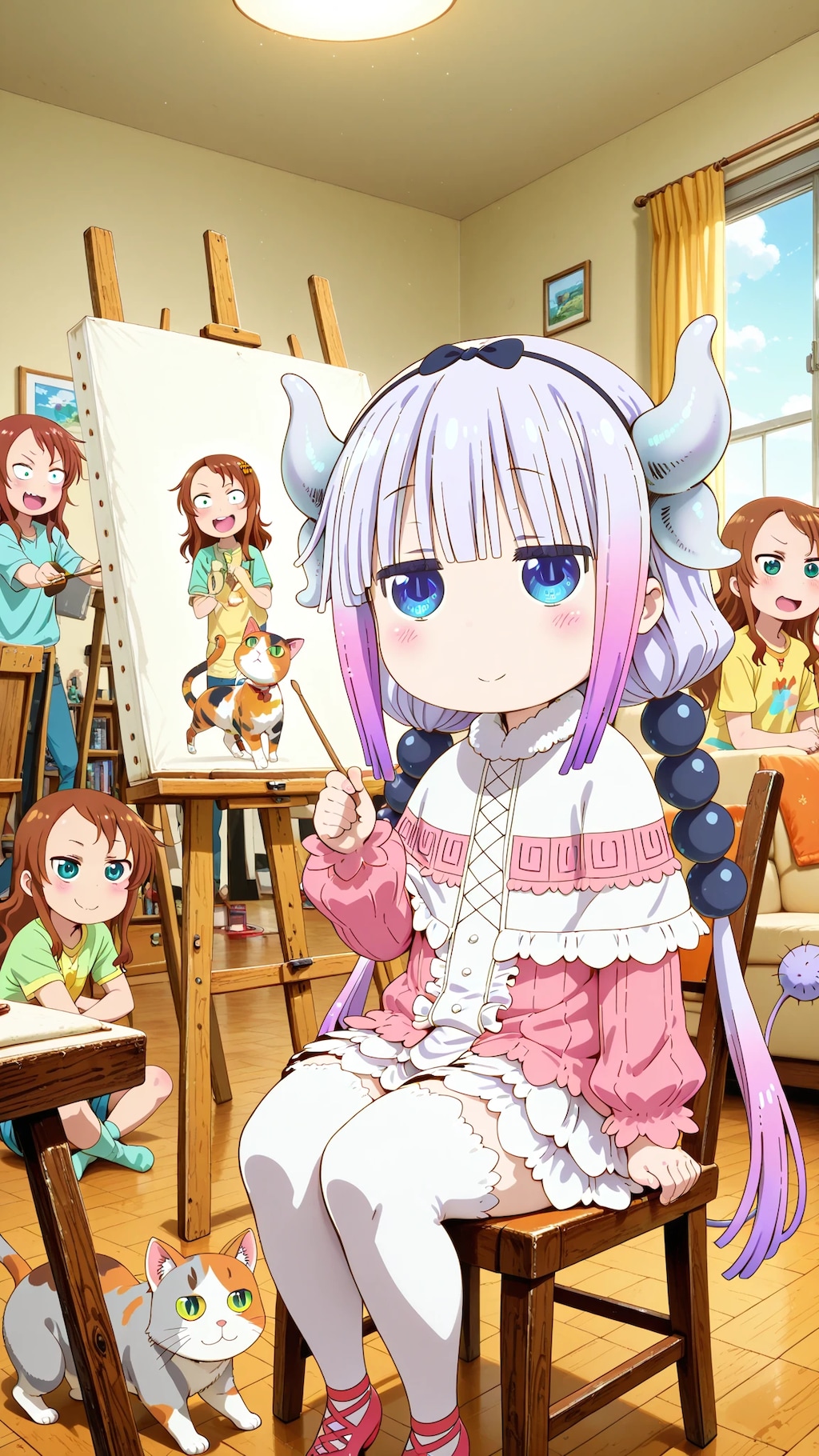 小林さんちのメイドラゴン　カンナカムイ　絵