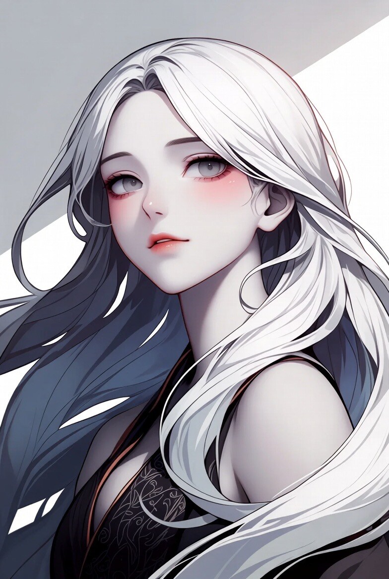 銀髪美女 | の人気AIイラスト・グラビア