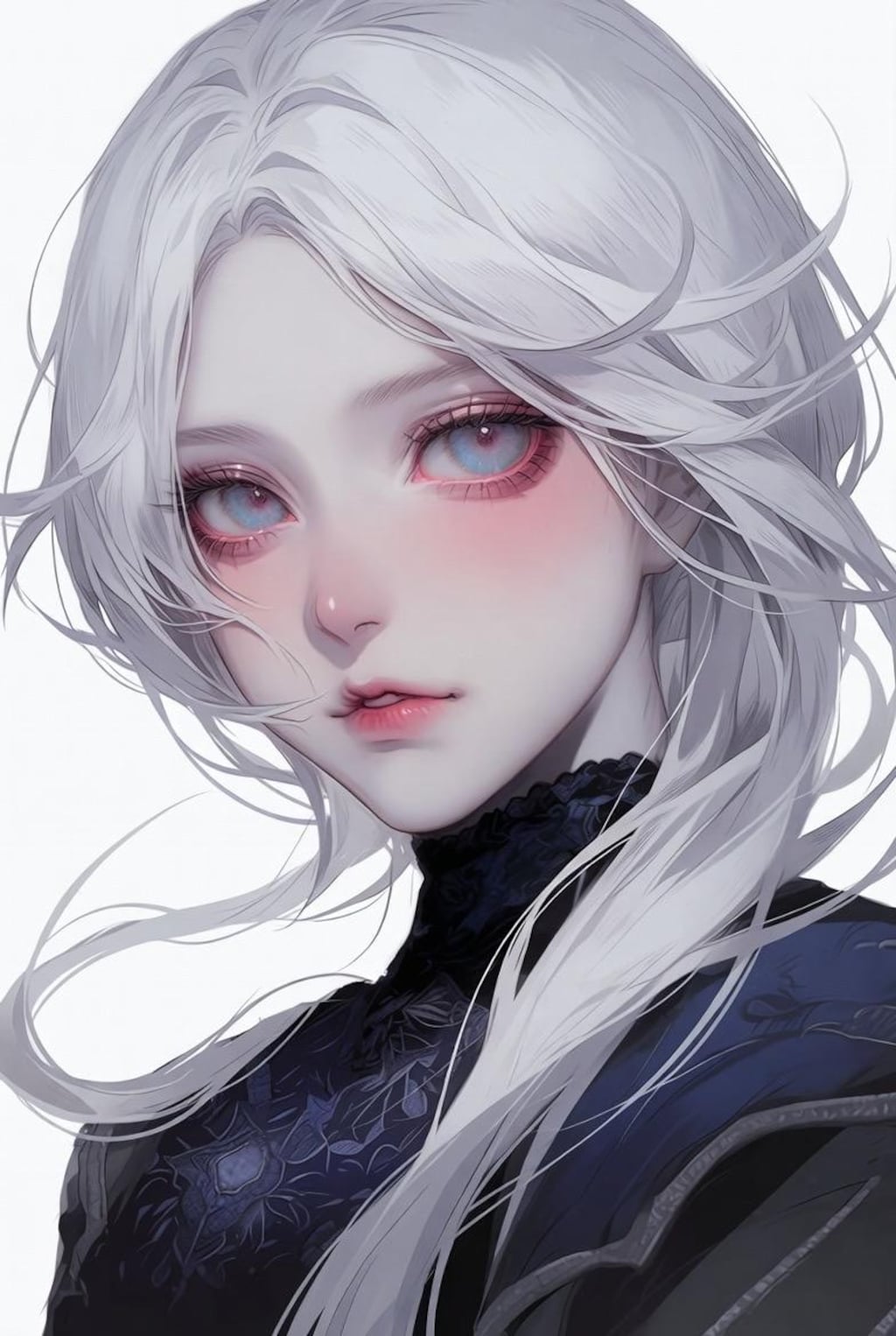 銀髪美女