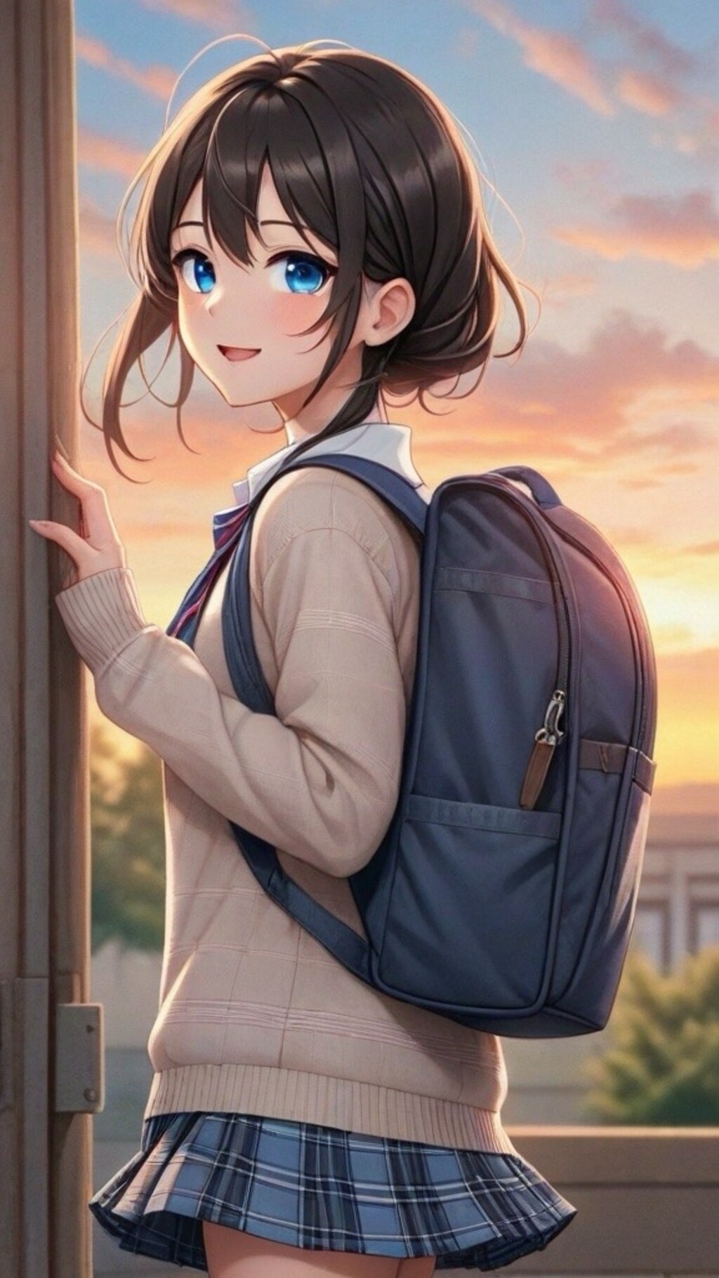 可愛い女子学生