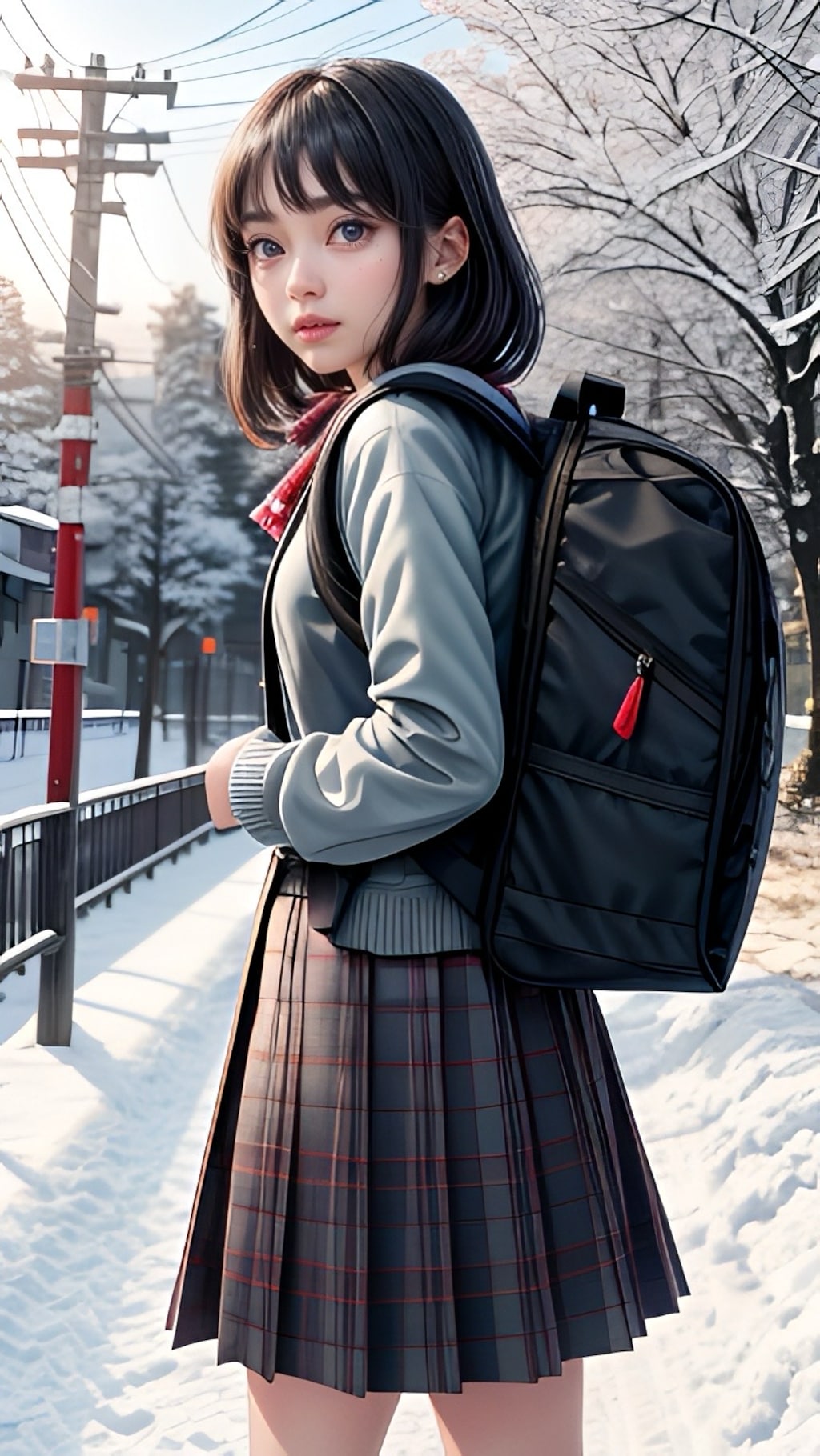 可愛い女子学生