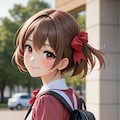 可愛い女子学生 4枚目