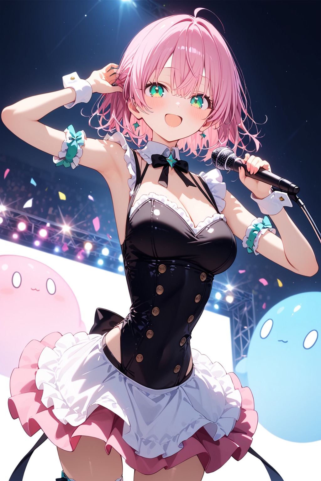 アイドル風な李々花