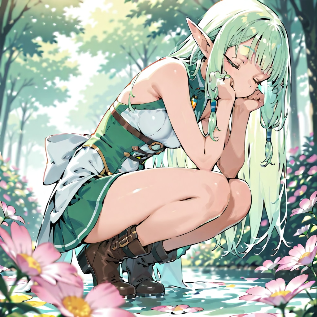 エルフの女の子