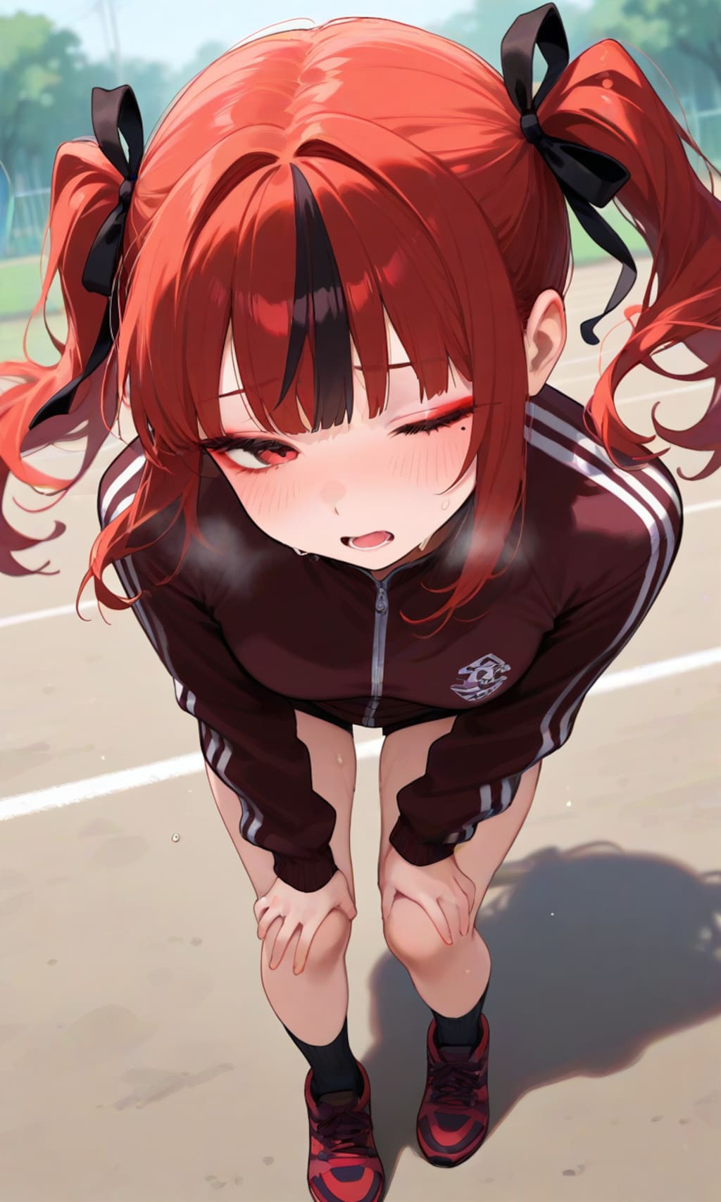 …あたしは…走るようには…できて、ない…。