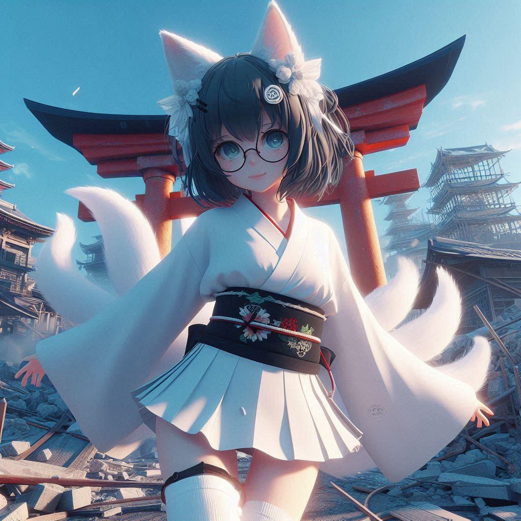 ニューオオスの白雪稲荷 | の人気AIイラスト・グラビア