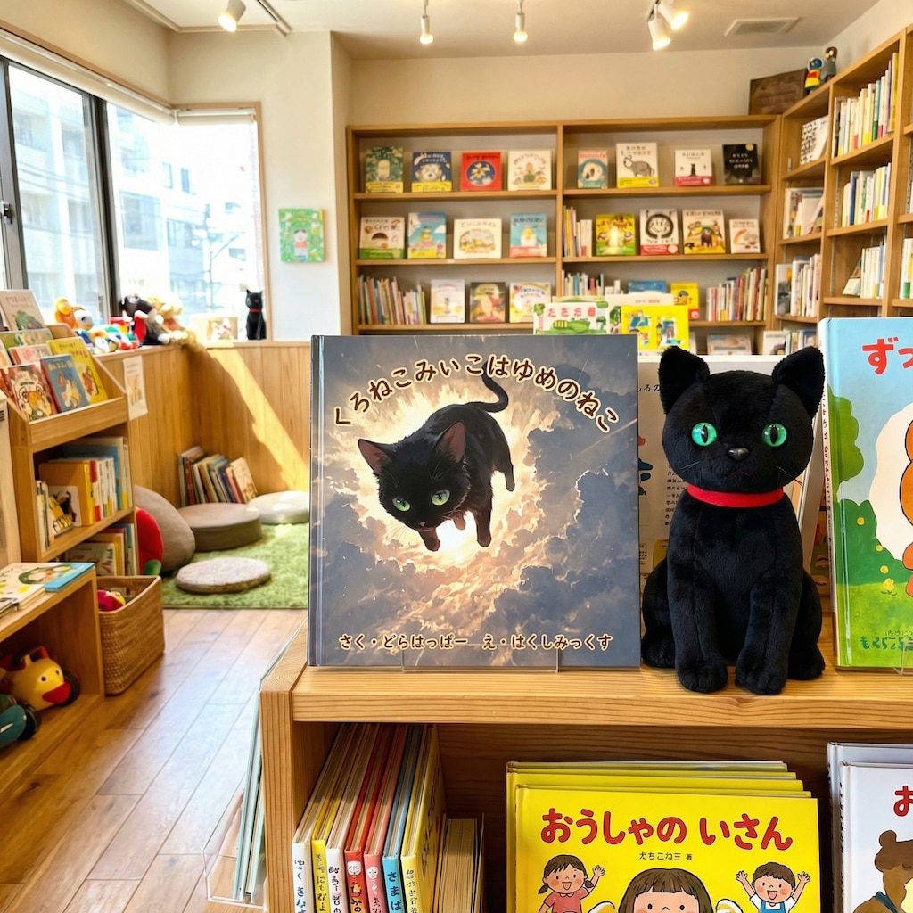 くろねこみいこはほんになる