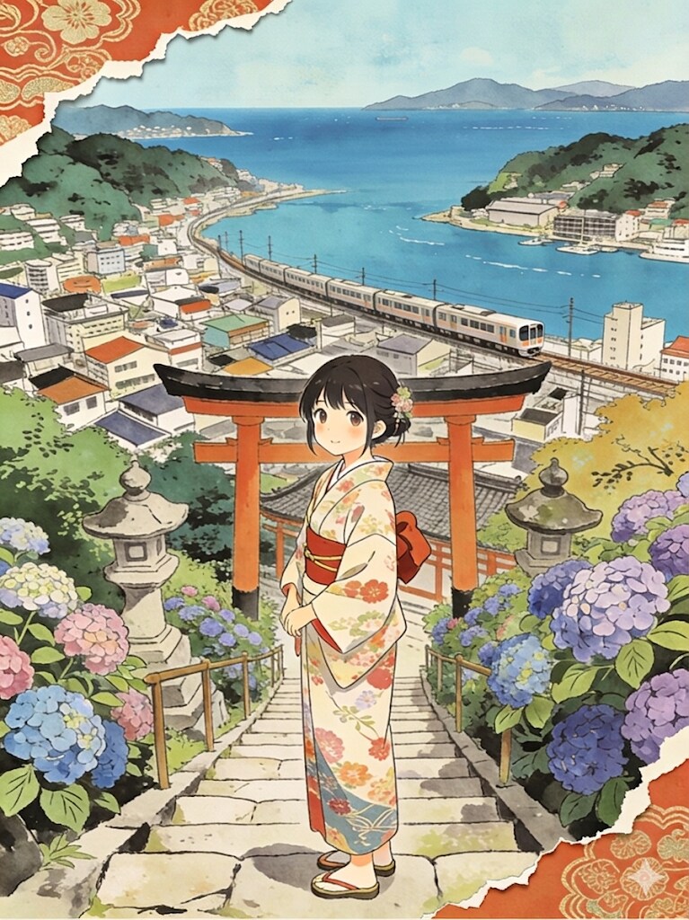 海の見える街97 | の人気AIイラスト・グラビア