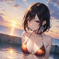 黄昏の海のマーメイド 2枚目