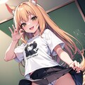 架空ウマ娘・誰もいないl教室で… 3枚目