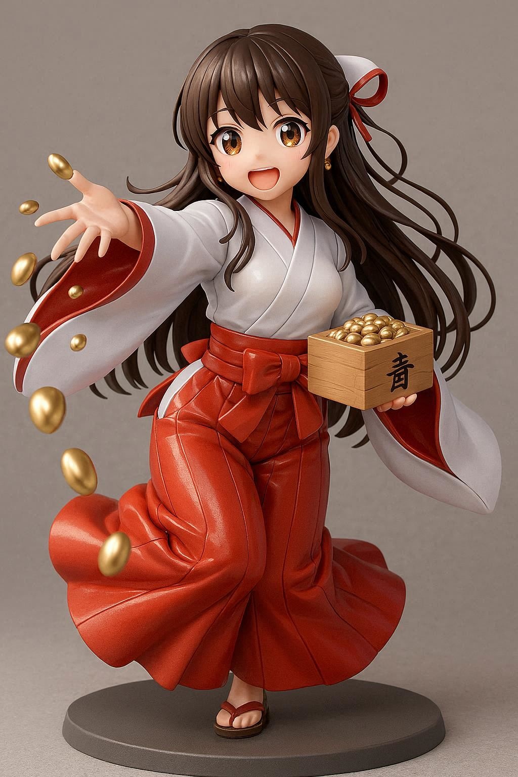 金タマをまく巫女