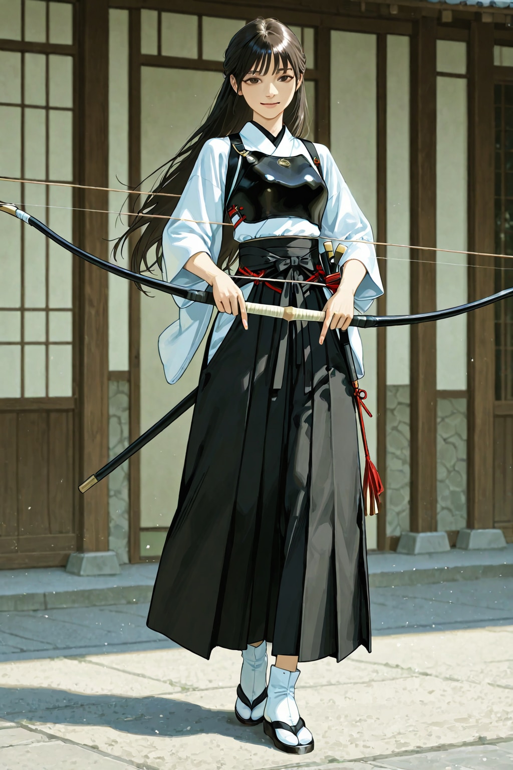 和弓を描いて貰うのって、難しいですね