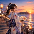 江の島と君 2枚目
