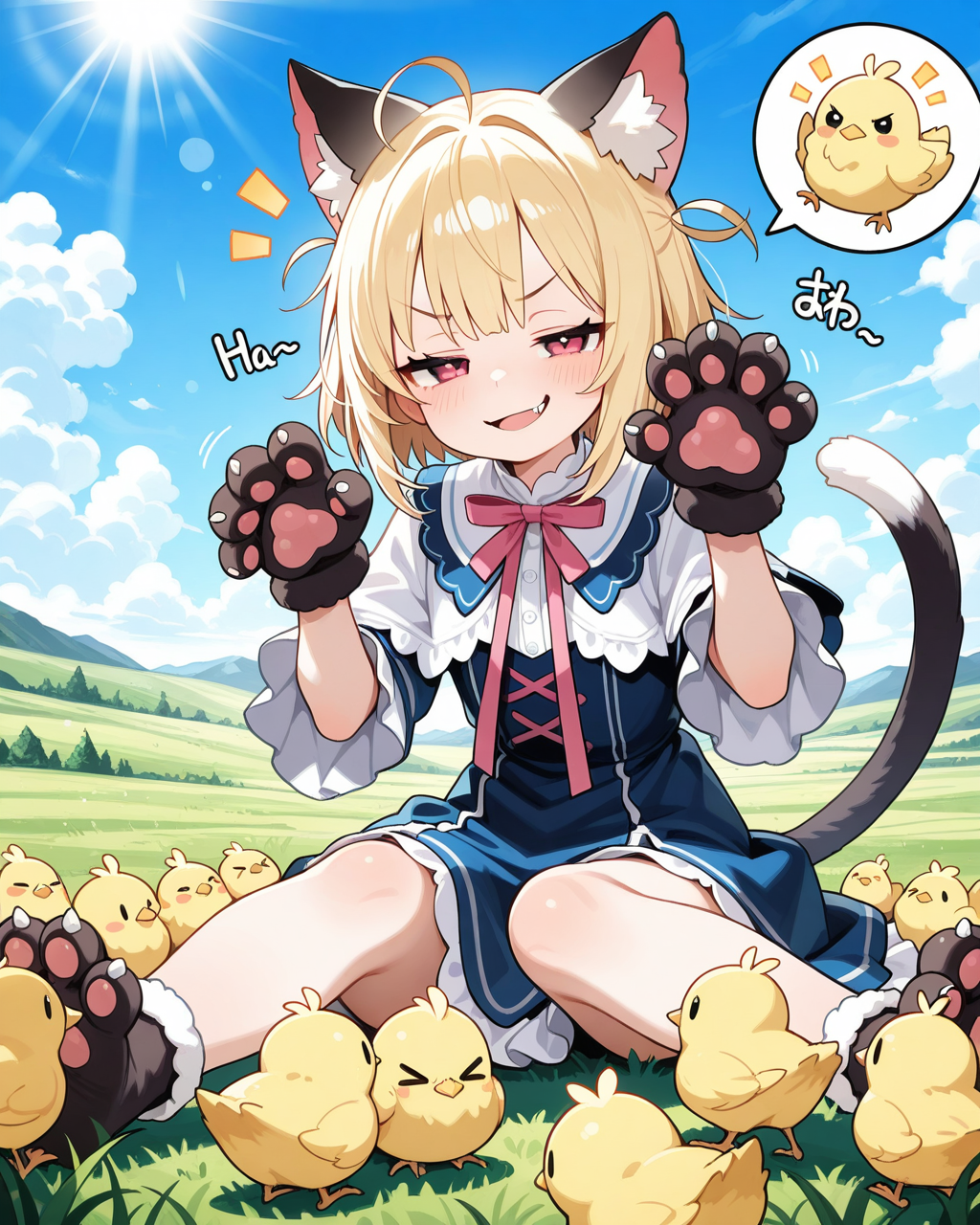 しゅりょうほんのうが目覚めてしまうねこ。 | の人気AIイラスト・グラビア