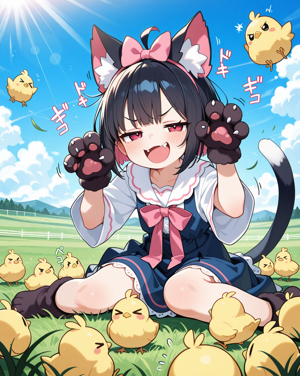 しゅりょうほんのうが目覚めてしまうねこ。