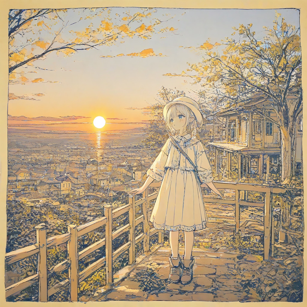 夕暮れ散歩