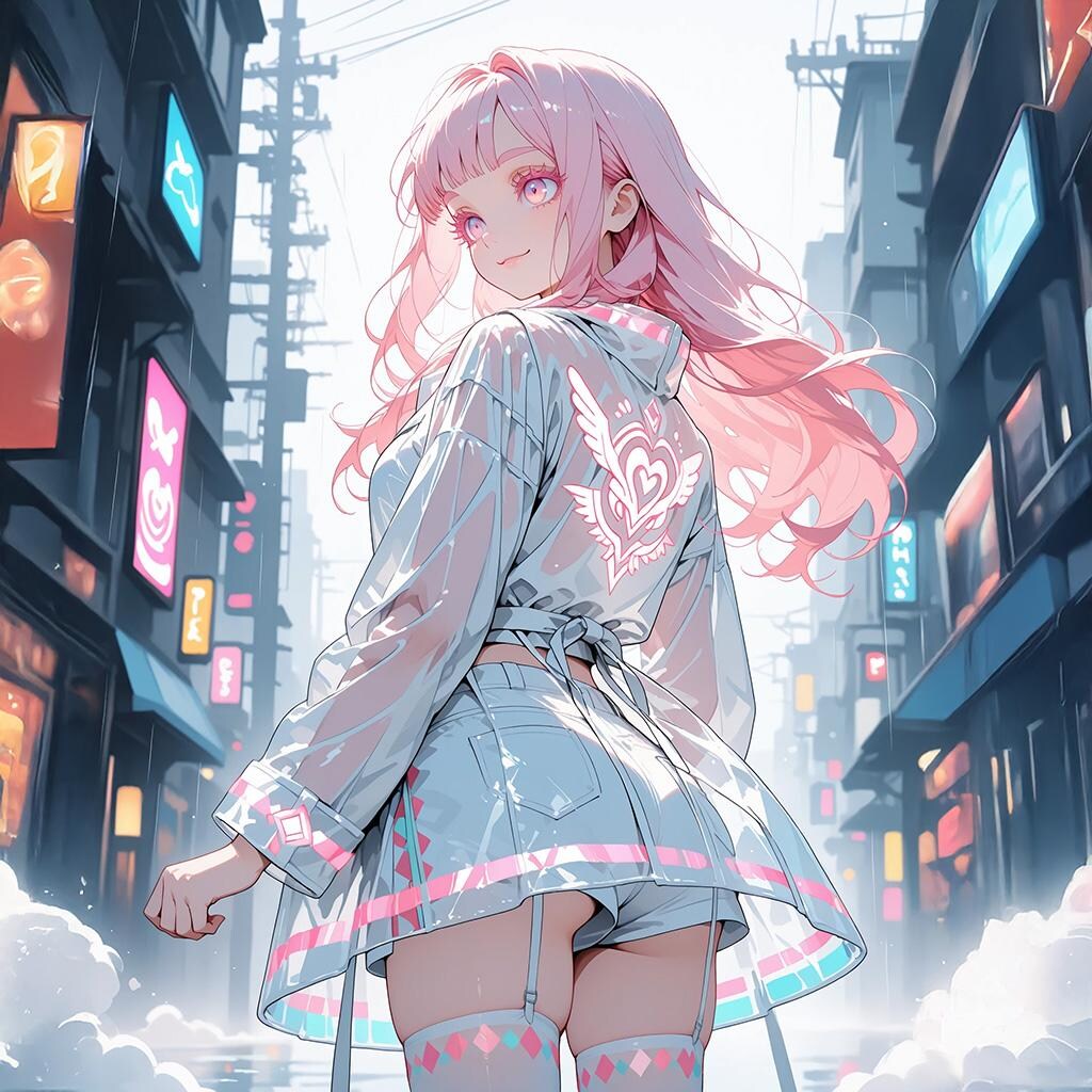 ビニールフーディback