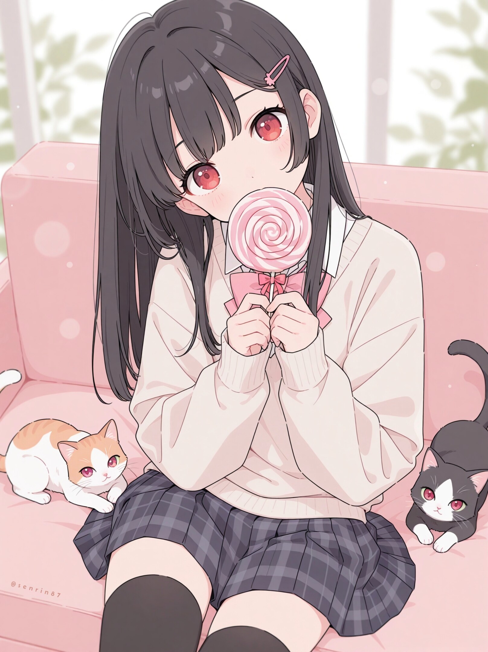 🍭🐈🐈‍⬛ | の人気AIイラスト・グラビア